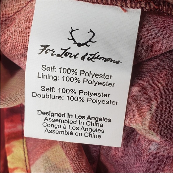 For Love & Lemons "Sicily" Mini Dress - Picture 7 of 9